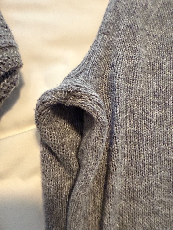 Auden Women’s Gray Open-Front Robe Cardigan + Wide-Leg Pant Set Size M/L - Picture 12 of 12